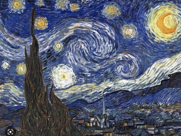 Foto : The Starry Night | Van Gogh via Encyclopedia Britannica