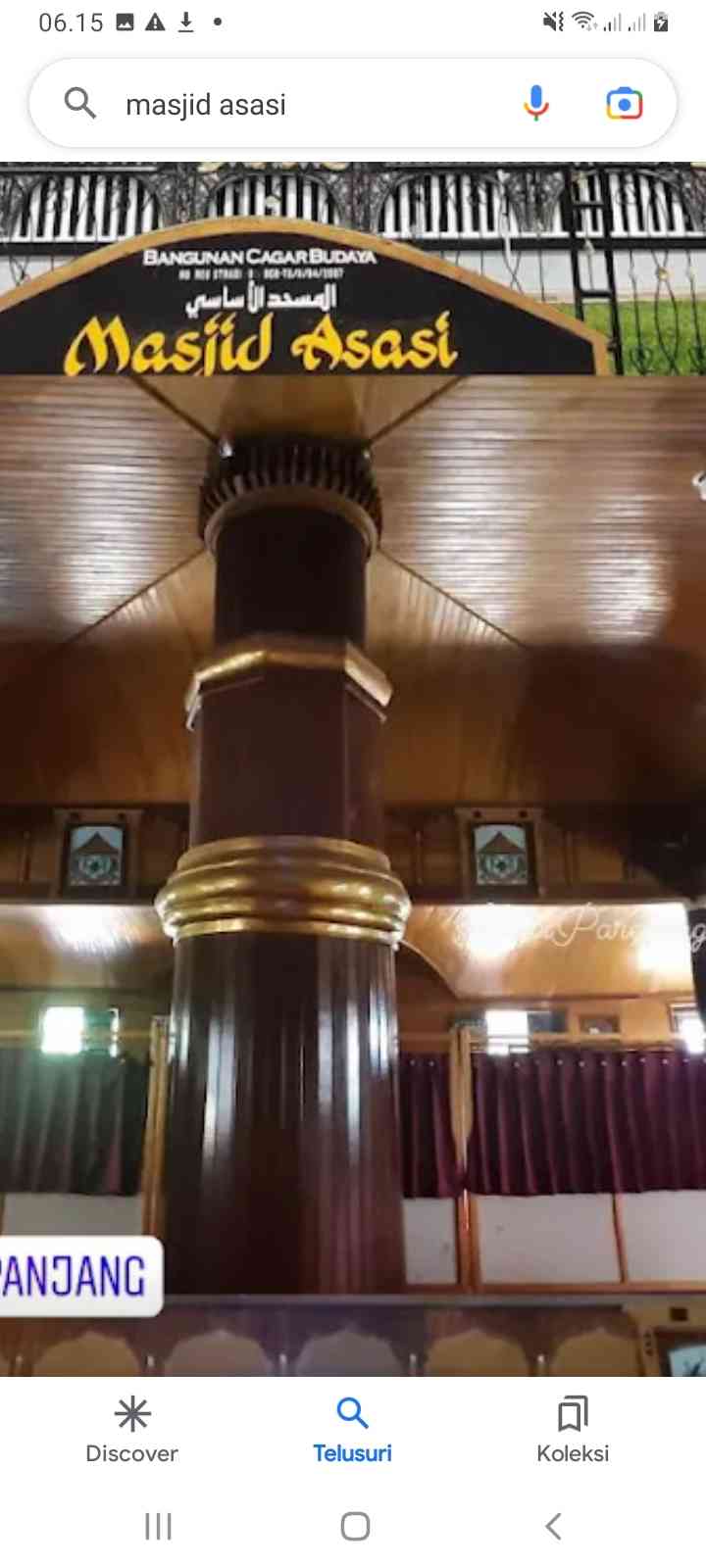 Suasana kayu masjid terawat : screenshoots