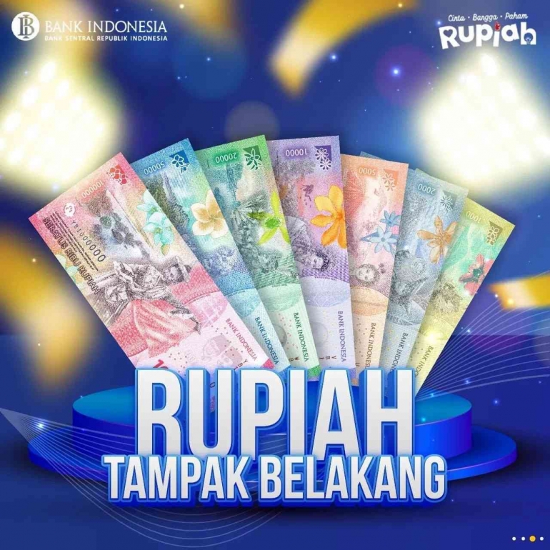 Uang kertas Rupiah TE 2022 (sumber : Bank Indonesia)