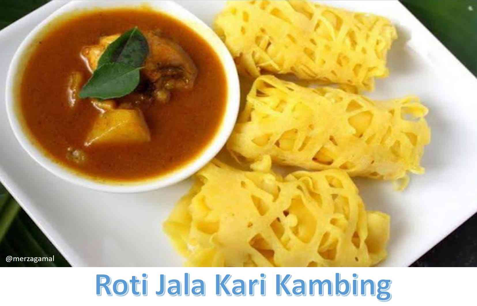 Image:  Sajian Berbuka Puasa dengan Roti Jala Kari Kambing (by Merza Gamal)