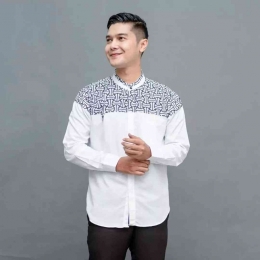 Baju Koko Lengan Panjang(instagram.com/pusat.batikpriamurah)