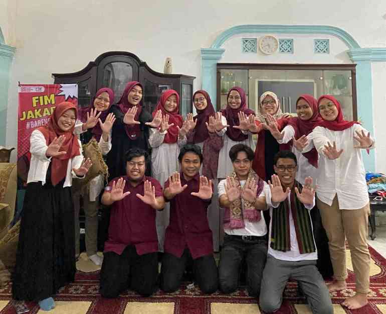 Para Jagoan Jakarta saat mengikuti Welcoming Jagoan./MedKre/Ahmad Rizki