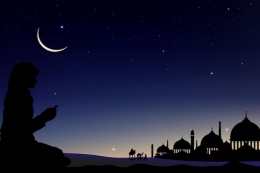 Ilustrasi 10 malam terakhir ramadhan (Sumber: Freepik)