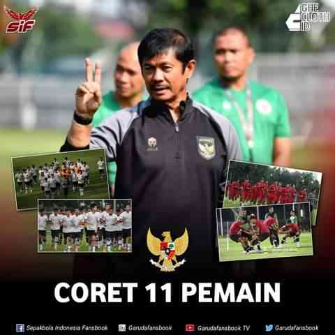 Pelatih Indra Sjafri Coret 11 pemain Tc timnas U-22, sumber gambar dari Facebook/Sepakbola Indonesia Fansbook 