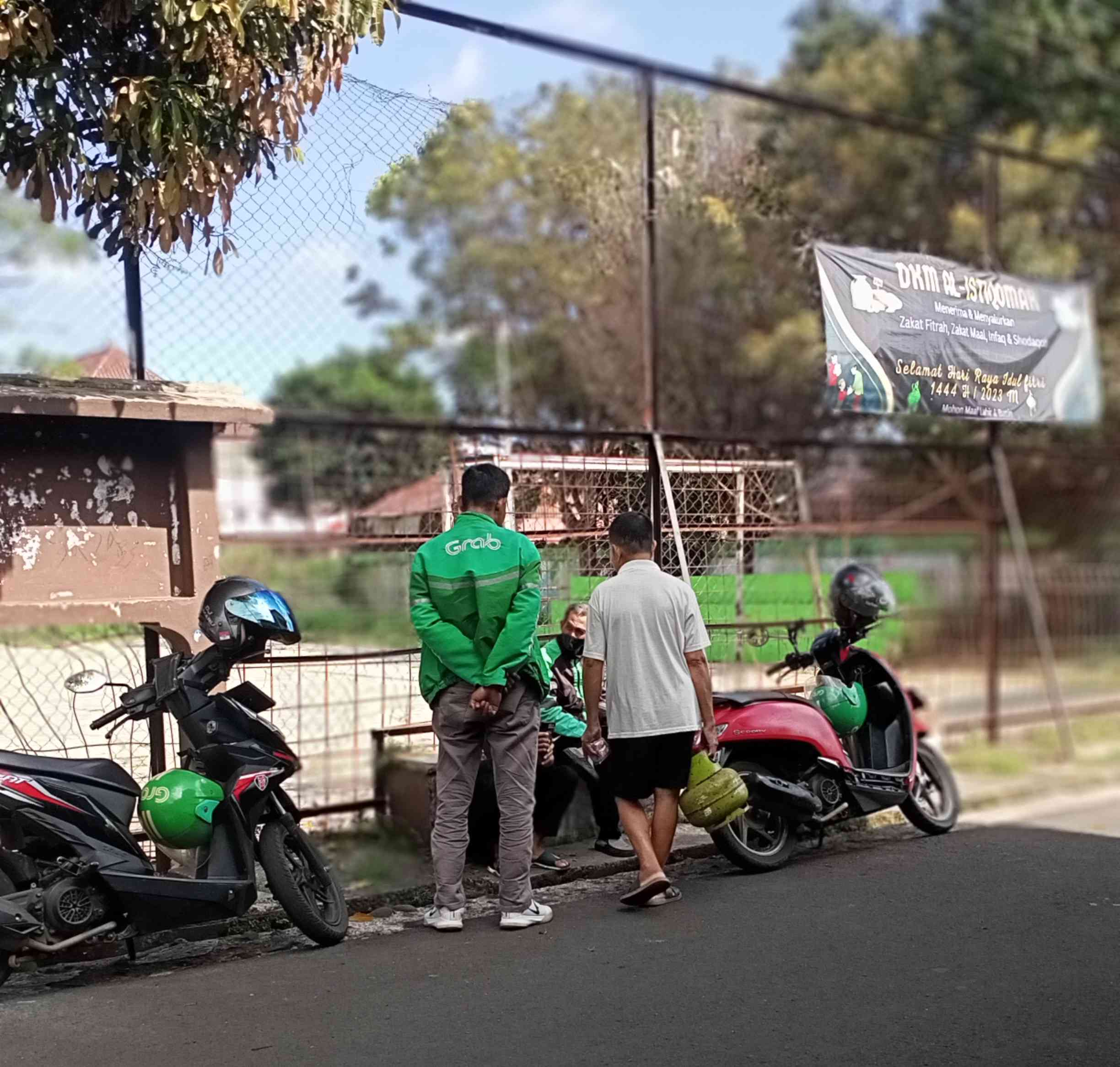 Panas terik bulan puasa bikin kulit gosong (dokumen pribadi)