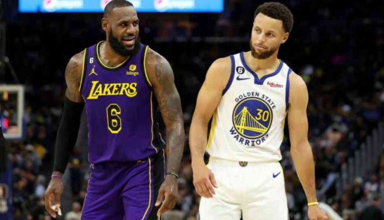 Lebron James dan Stephen Curry belum ke babak playoff hingga hari terakhir musim reguler 2022/2023: foto/NBA.com