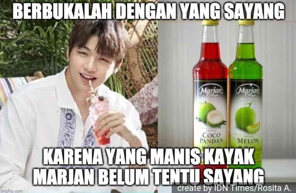 Meme Marjan dan Oppa Korea sering ditemukan sebagai humor receh pas puasa Ramadhan dokumentasi IDN Times