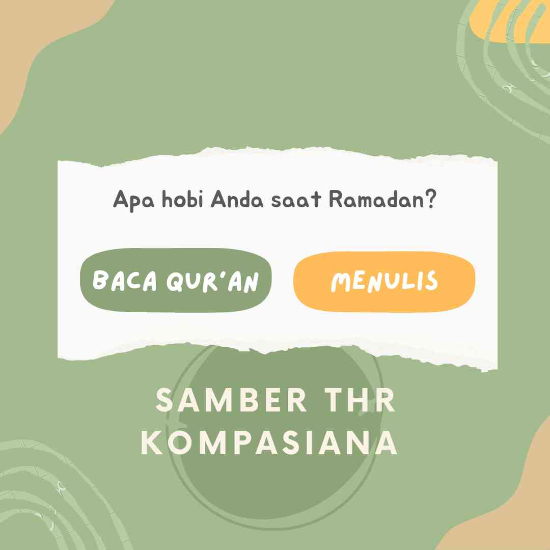 Hobi saat Ramadan. Edit Canva dokpri