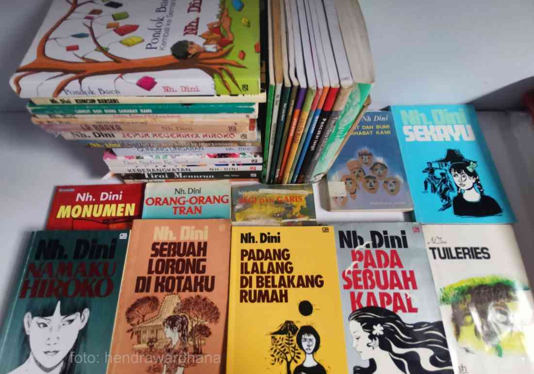 Sampul-sampul Nh. Dini (Dokumentasi pribadi)