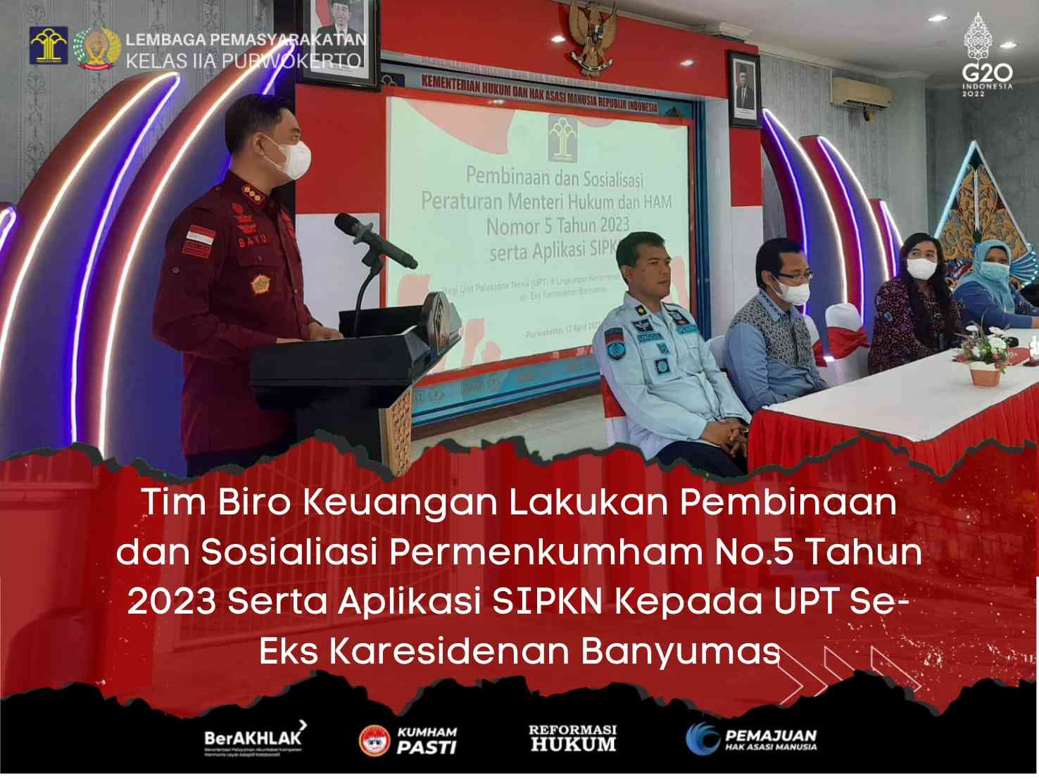 Tim Biro Keuangan Lakukan Pembinaan Dan Sosialiasi Permenkumham No.5 ...