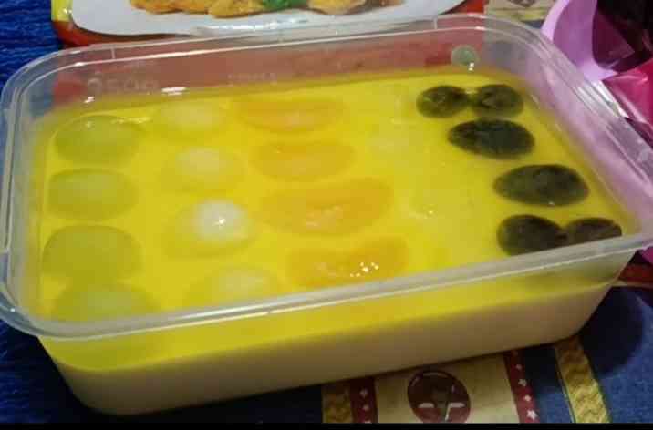 Berbuka yang manis dengan puding buah. Foto: Dokpri