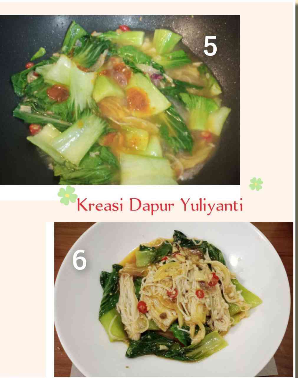 Foto menu tumis jamur enoki, Dokumen Yuliyanti