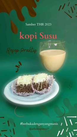 Kopi susu. Dokumentasi pribadi