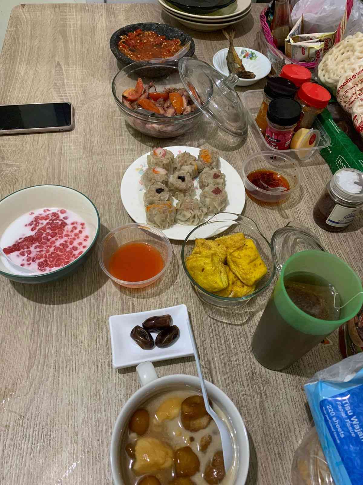 aneka menu buka puasa (dokumentasi pribadi)