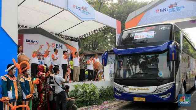 Program mudik gratis BNI beserta perusahaan anak (Sumber: CNBC Indonesia/Donald Banjarnahor)