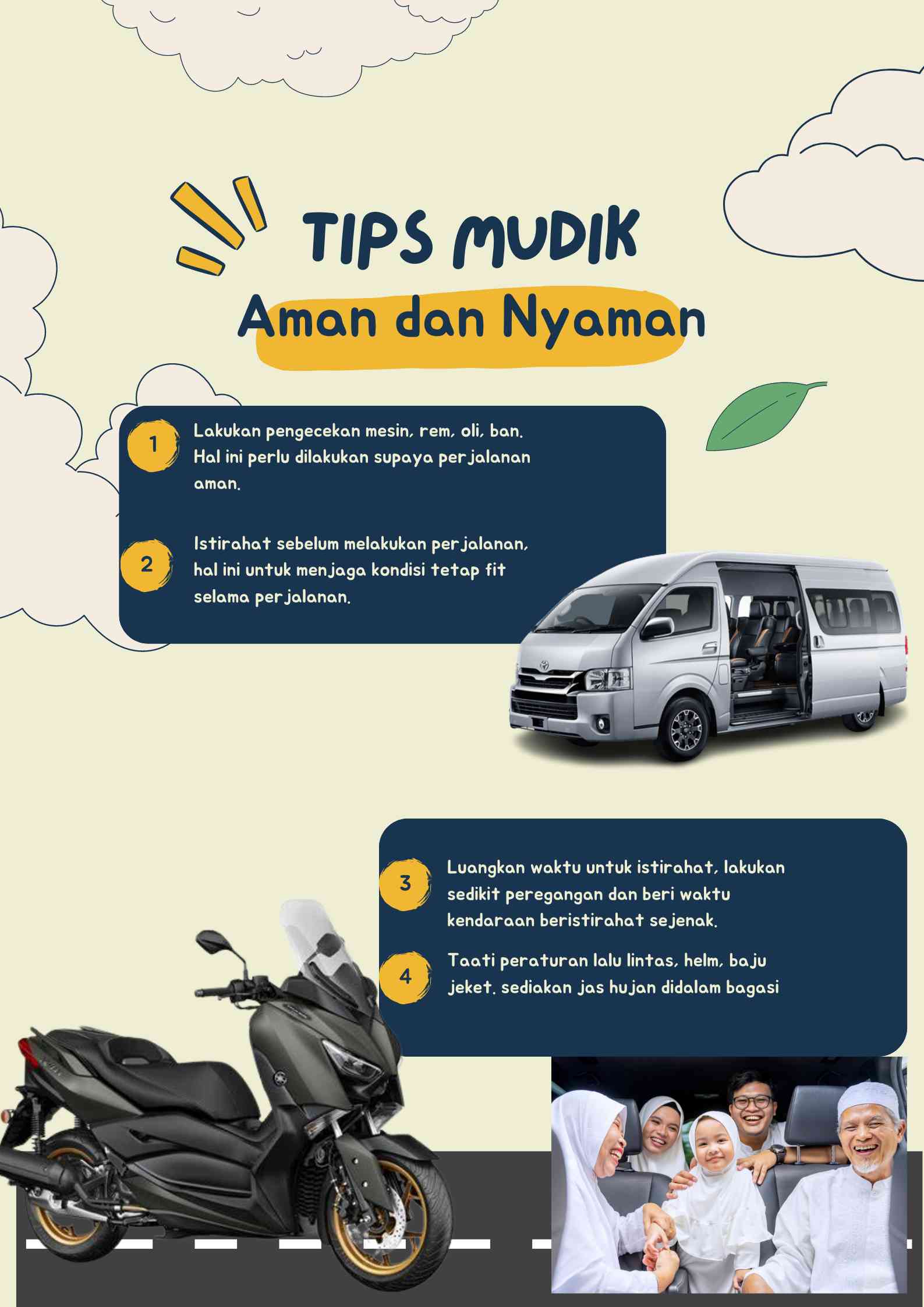 Tips aman mudik (by Suhaimi via Canva)