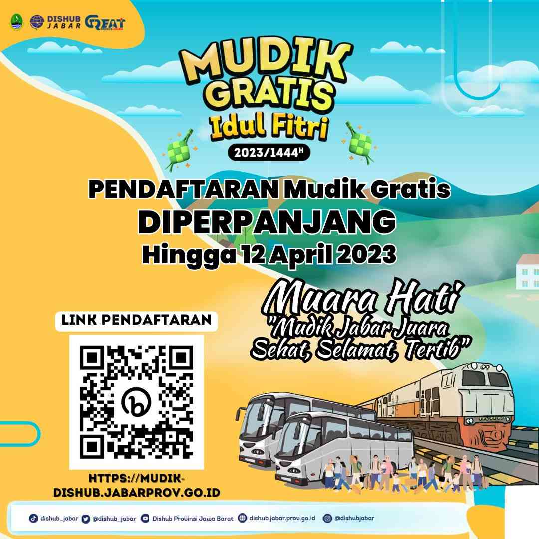 Program mudik gratis dari Dishub Jabar/mudik-dishub.jabarprov.go.id