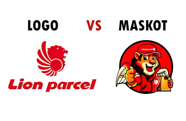Logo vs Maskot? (Gambar: web lion parcel)