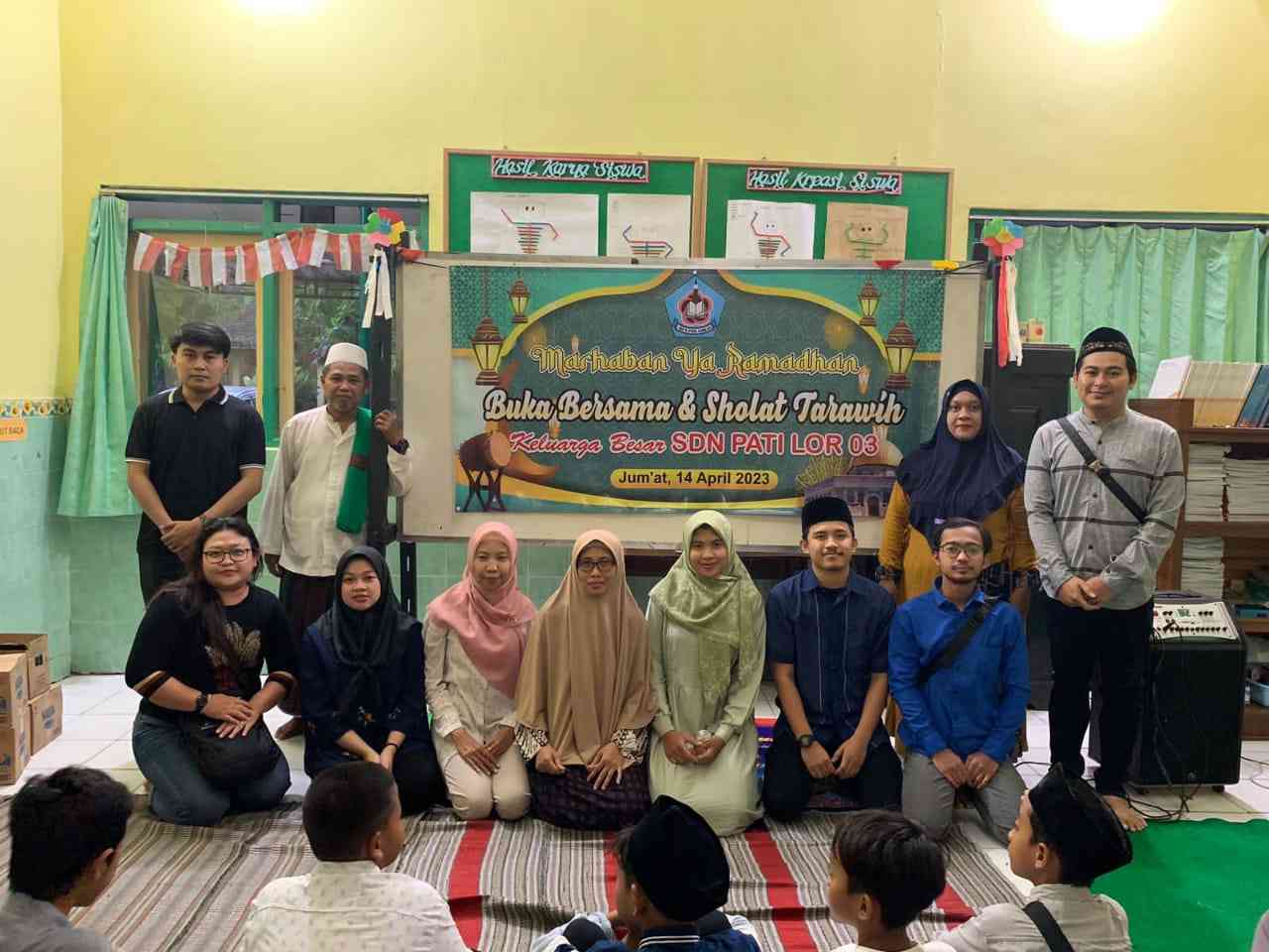 Refleksi Ramadhan 1444 H, Ratusan Siswa SDN Pati Lor 03 Ikuti Tausyah dan Buka Bersama