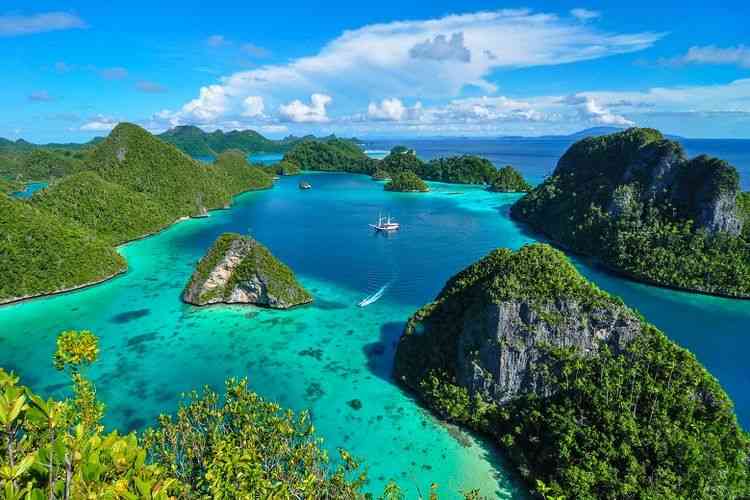 Raja Ampat, salah satu destinasi wisata alam Indonesia (Sumber: kompas.com)