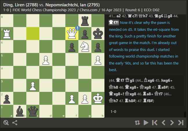 Sumber: https://www.chess.com/news/view/fide-world-chess-championship-2023-game-6