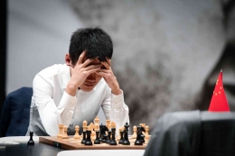 Ding Liren pada babak ke-6. Sumber: Maria Emelianova/Chess.com. 