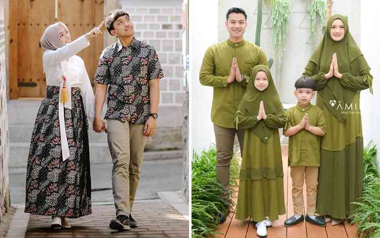 ilustrasi baju couple lebaran, sumber foto: Pinhome