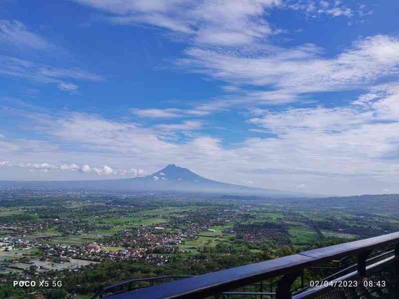 Merapi nan gagah dipandang dari Heha, Dokpri