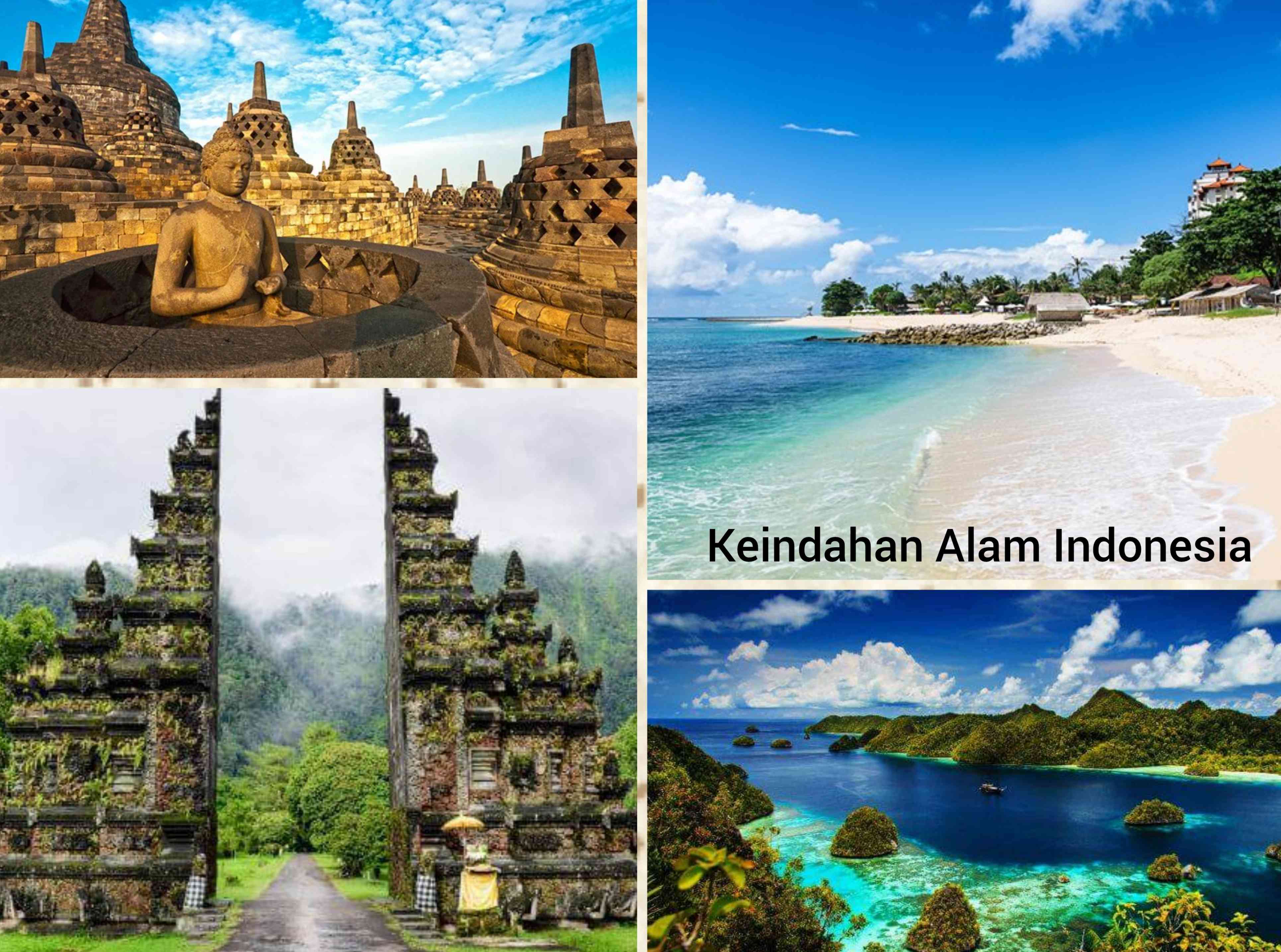 Kolase wisata Indonesia edit pribadi