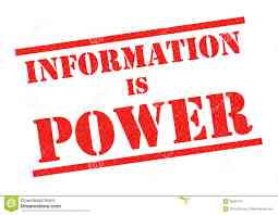 Information is Power/sumber: dreamstimecom