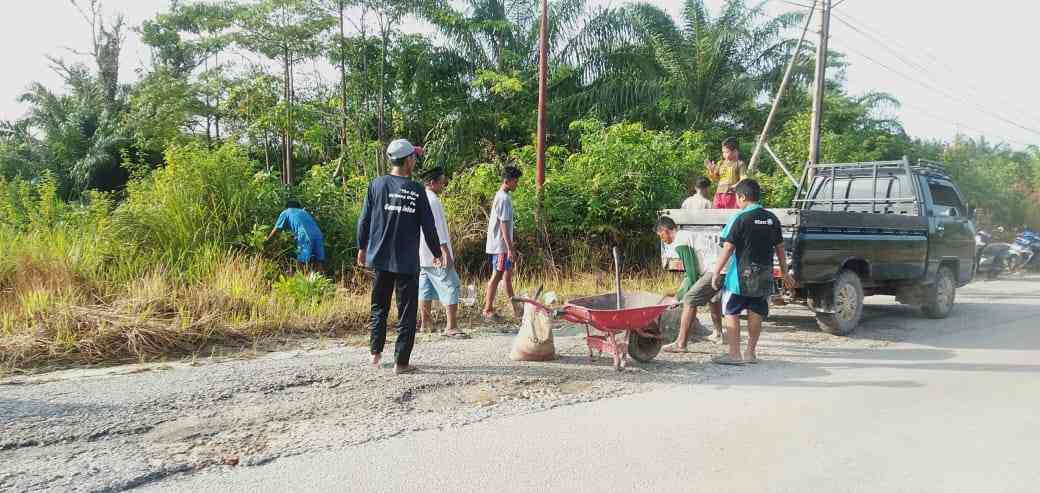 Dokpri_Aksi nyata santri Al Falah Gunung Intan