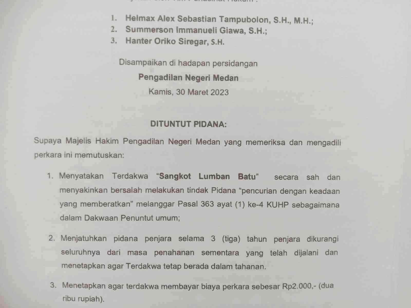 Maaf: Adilkah? JPU Begitu Pongahnya Dipersidangan Halaman 1 ...