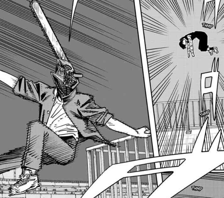 Salah satu cuplikan manga Chainsaw Man chapter 127. | Foto: Mangaplus by Shueisha