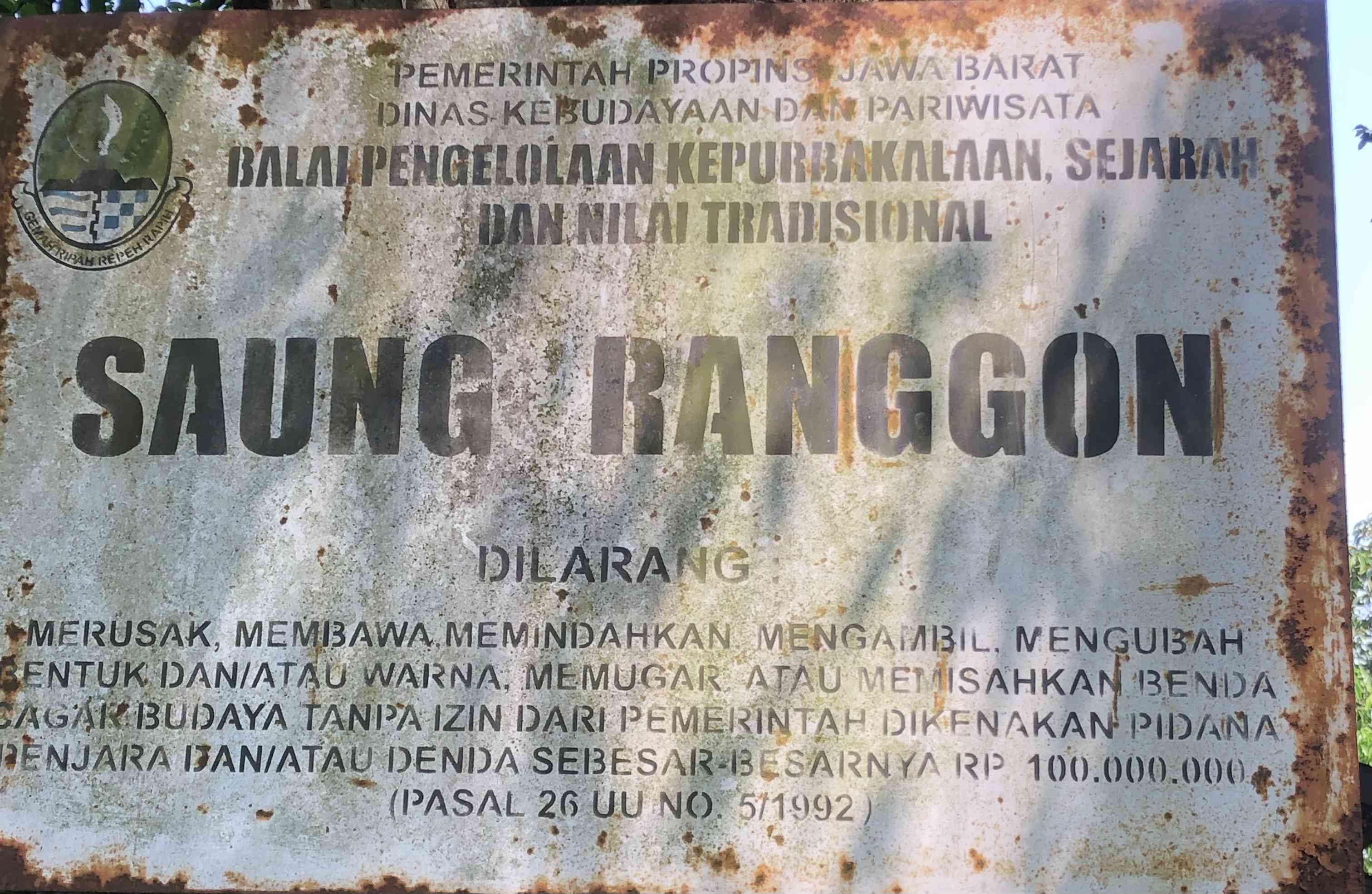 Saung Ranggon (Dokpri)