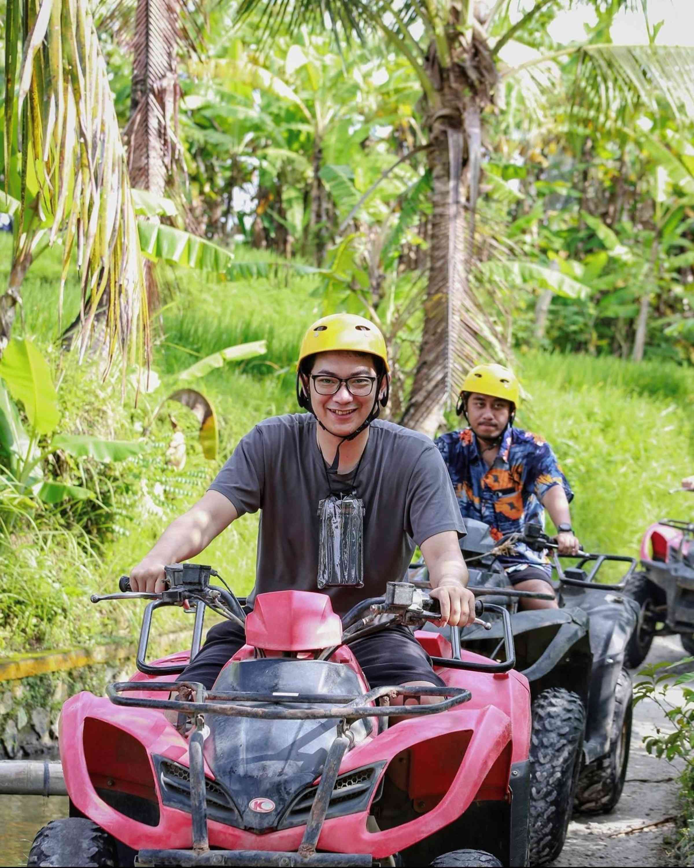 Naik ATV di Ubud, Bali. (sumber: dokumentasi pribadi)