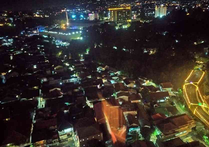 Ilustrasi gambar. Panorama indah di luar hotel (Dok. pribadi)