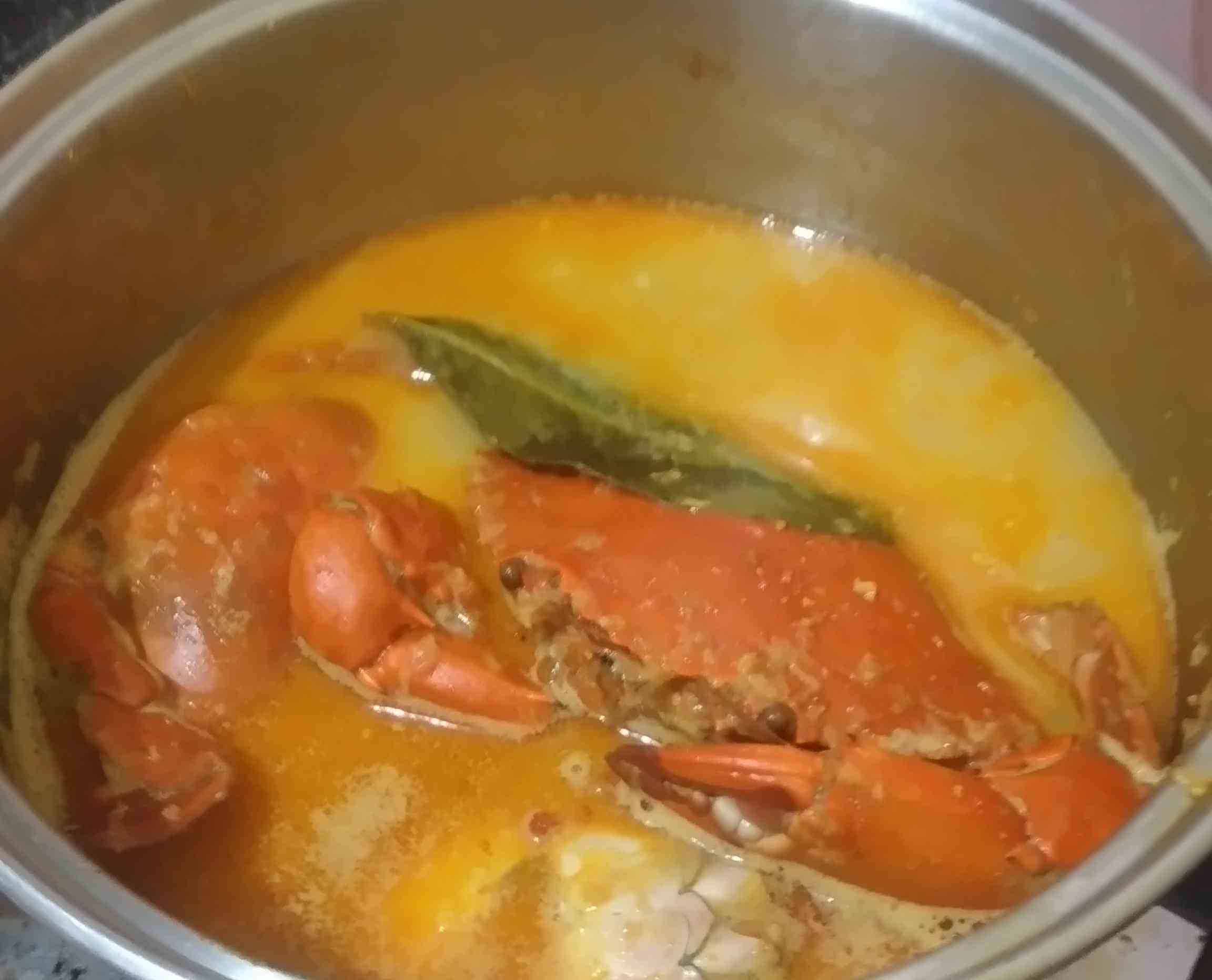 Gulai kepiting (dokumen pribadi)