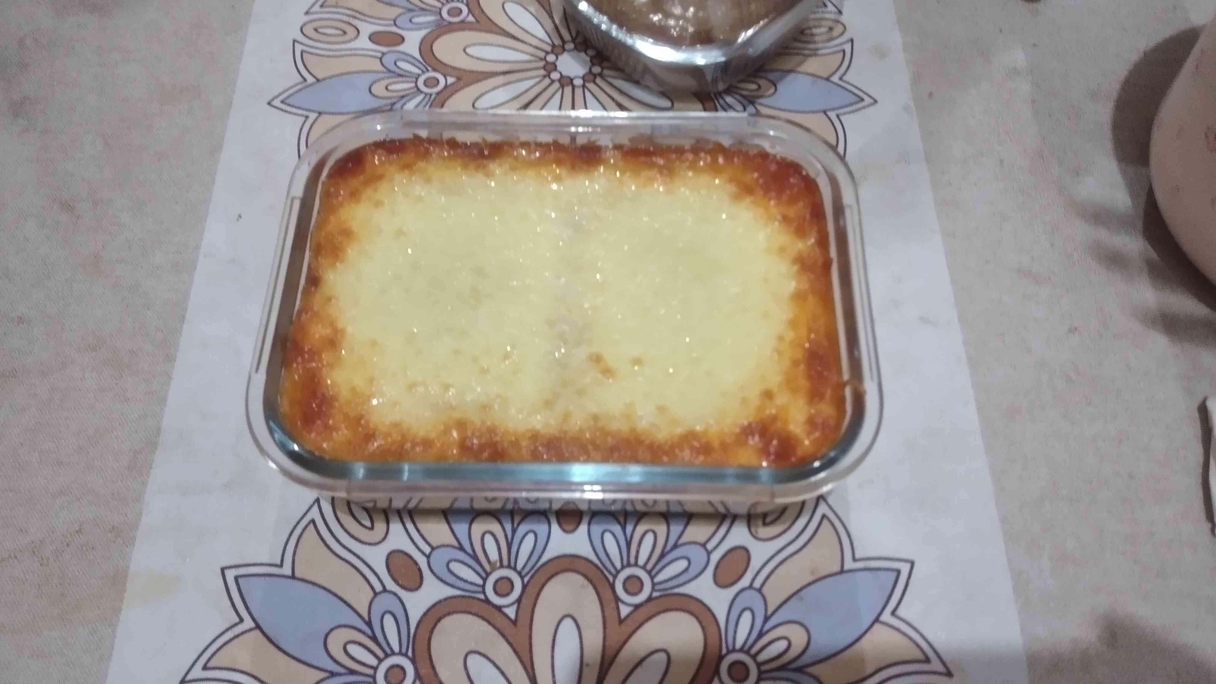 Macaroni schootel baru keluar dari oven (dokumen pribadi)