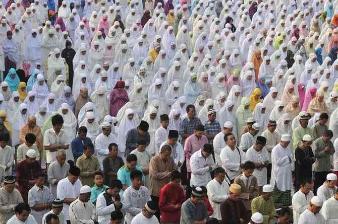 Sholat Id, Sumber gambar: Merdeka