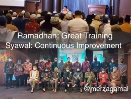 Image: Syawal sebagai Continuous Improvement setelah Ramadan menjadi media Great Training (by Merza Gamal)