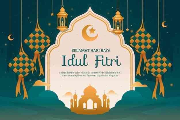 Ilustrasi Idul Fitri (Sumber: Freepik)