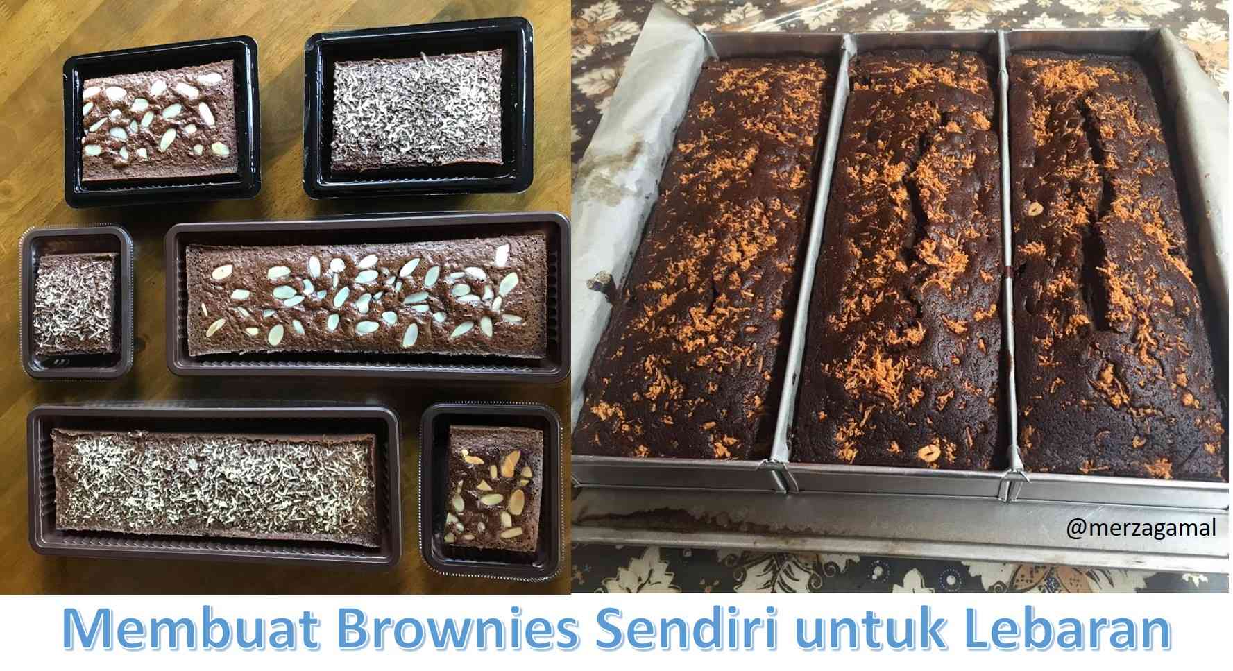 Image:  Membuat Brownies Sendiri untuk Kue Lebaran Keluarga (by Merza Gamal)