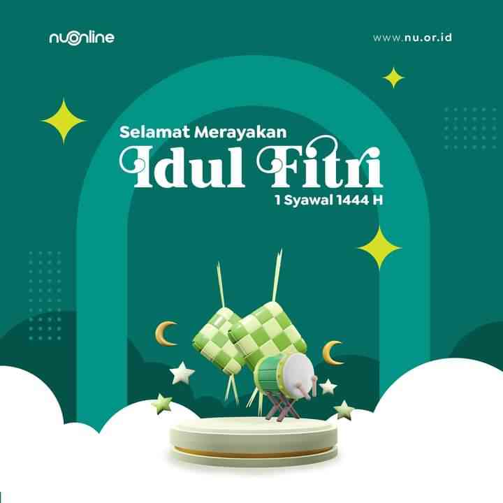 Ucapan Selamat Idul Fitri 2023. Foto: laman facebook NU online