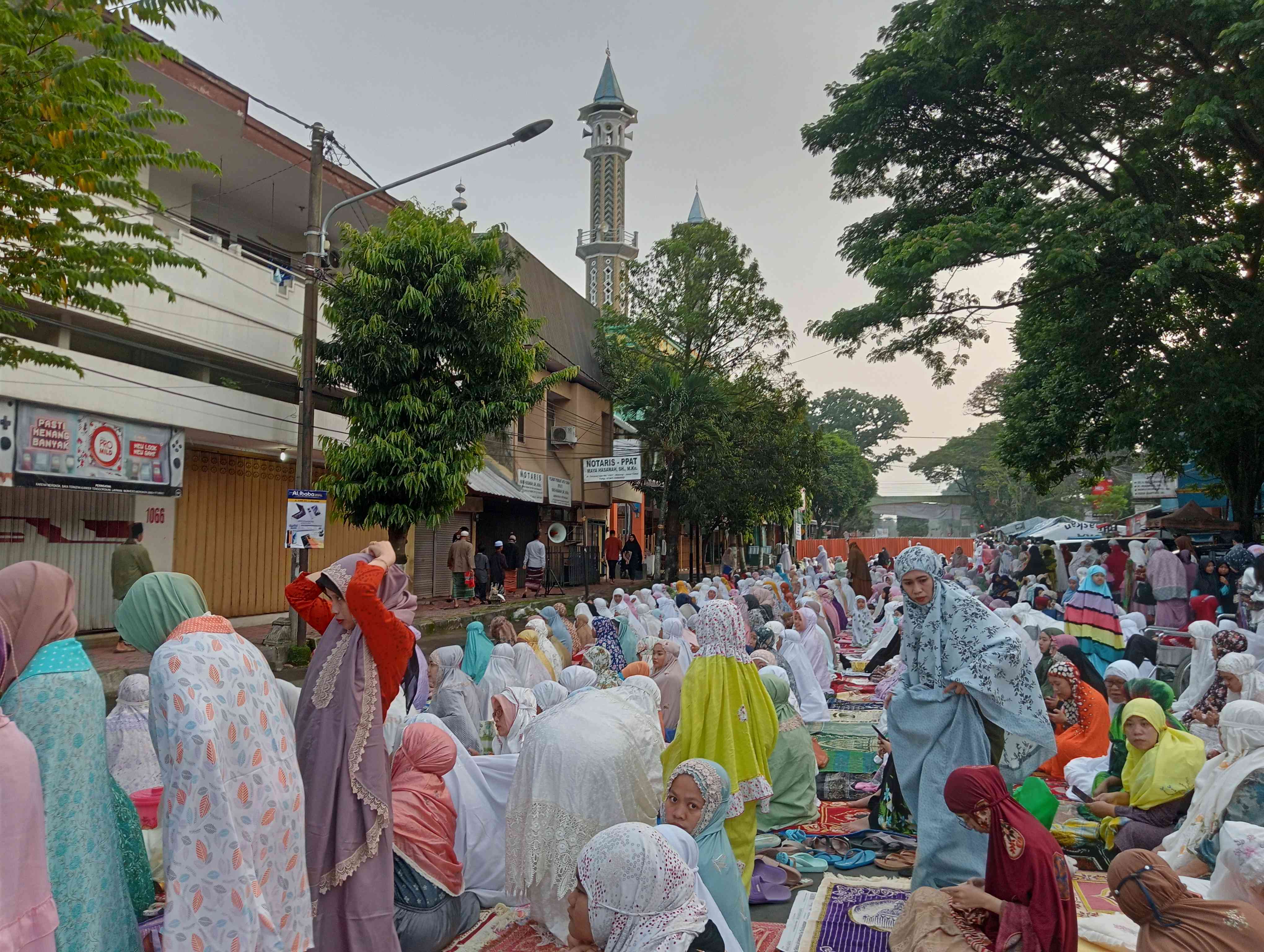 Persiapan sholat Id, dokumentasi pribadi 