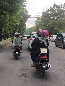 Warna sage di Sepanjang jalan kota Bandung. Dokpri