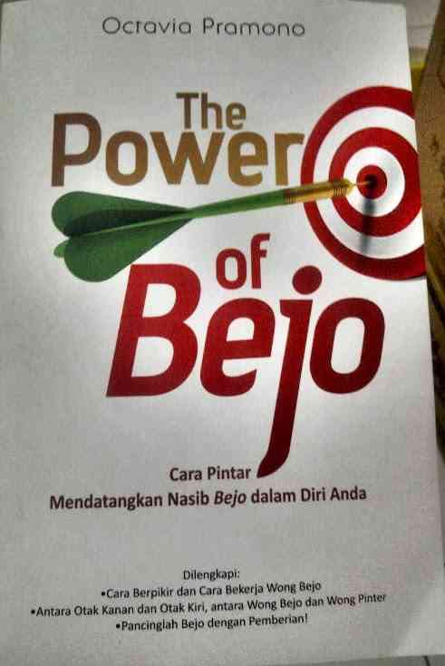 Buku The Power of Bejo (Sumber: https://www.tinbejogja.com/2013/12/the-power-of-bejo.html)