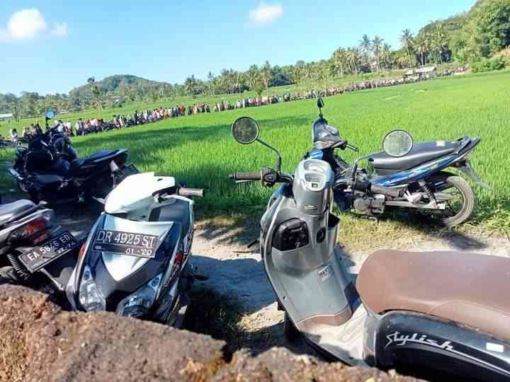 Dokumentasi salah seorang peziarah saat pulang