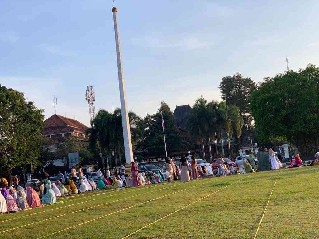 Lapangan Paseban, depan kantor Bupati Bantul/Dok pribadi