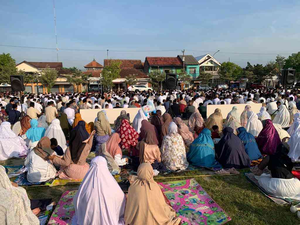 Pelaksanaan shalat Ied, Jum'at (21-04-2023)/Dok pribadi