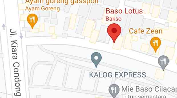 Lokasi bakso lotus Stasiun Kiaracondong. Foto: Irma Tri Handayani